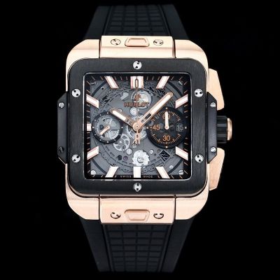 Hublot Watches for Sale Square Bang Unico  Black Steel Case Watch
